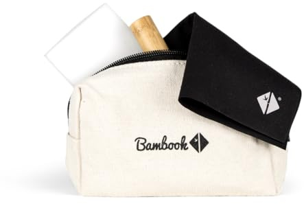 Bambook Rengöringsset: etui med påfyllningsbar sprayflaska, rengöringsduk och svamp