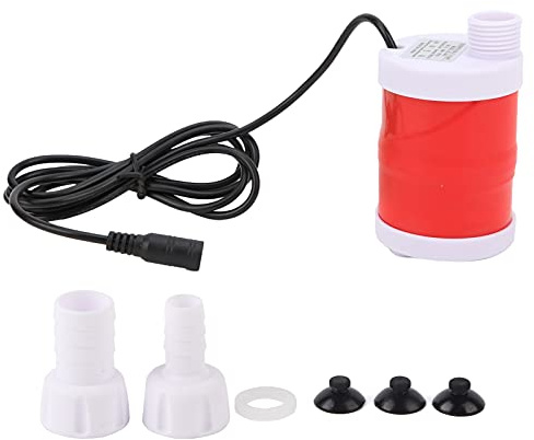 Bomba Sumergible Bomba de Agua portátil para Tanque de Peces Bomba de circulación de filtración de bajo Ruido y eficiencia energética para Estanque de Acuario Plástico 20W 700L/H