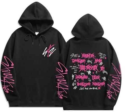Satdflie Stray barn unisex huvtröjor tryckt sweatshirt för män kvinnor långärmad vardaglig pullover varm mysig huva toppar