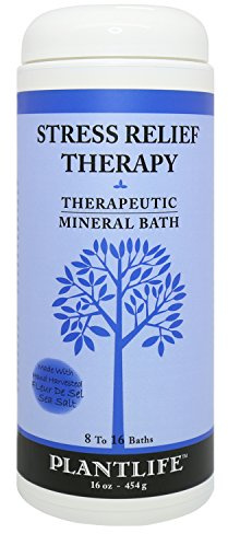 Stress Relief Therapeutic Mineral Bath Salt- 16 oz.
