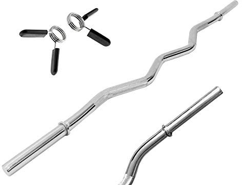 POWER EXTREME SZ Curlstange/Hantelstange 120cm, 30mm inkl. Federverschlüsse