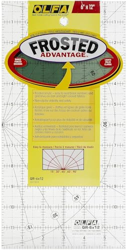 OLFA Regla de patchwork pulgadas 6 x 12