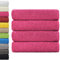 NatureMark 4er Pack Duschtücher, Größe 70x140cm, Pink, 100% Baumwolle