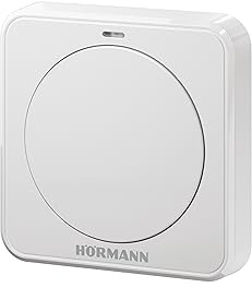Hörmann Funk-Innentaster FIT 1 868-BS weiß DE (eine Tastenfunktion mit großer Taste zur einfachen Bedienung, Fernbedienung, Smart Home) 4556699