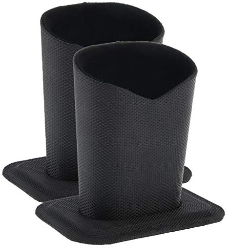 Oshhni 2-Pack Porte-Lunettes Noirs Minimalistes, Support à Lunettes avec Doublure en Tissu Doux, Organisateur de Bureau Polyvalent pour la Maison et le Bureau