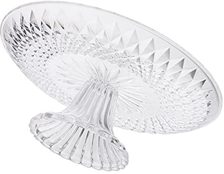 TOPBATHY Acryl Obst Platte Transparent Dessertständer Obstschale Kuchenteller Tablett Für Party Hochzeit Geburtstag Feier Präsentation