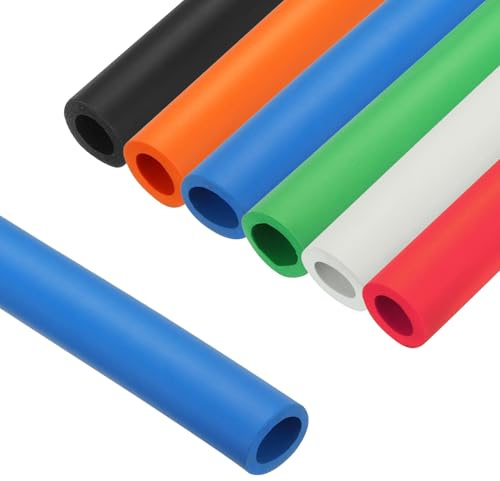 1.0M Isolamento del Tubo Antiscivolo, Tubi in Schiuma Isolante, Guaina di Isolamento, ID 18/22/25/28/32.0mm Coperture Gommapiuma per Utensile Strumenti Maniglia Supporto(Blu,22.0mm x 5.0mm x 1m)