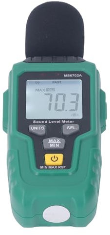 Digital SoundMeter Handheld Digital Sound Level Meter, Decibel Meter Decibel Tester Multifunctional Noise Volume Detector for Home with Large Backlit LCD Display