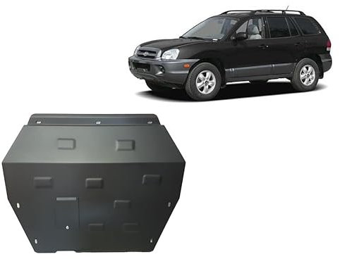 Scut Protection Protección metálica bajo motor compatible con Hyundai Santa Fe - (2001-2006)