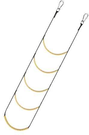 Escalera Náutica para Barcos,Escalera Portátil De 3 Peldaños - Cuerda Auxiliar De Embarque Portátil para Kayak, Motora, Canoa, Natación Y Barcazas