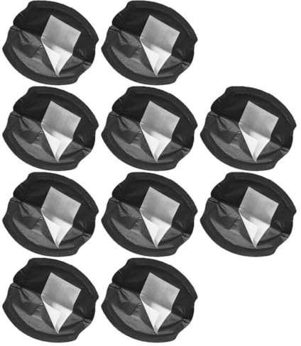 CHILDWEET 20 Compresas Absorbentes para Adultos Hombres, Toallas Higiénicas Negras de Material No Tejido Fuerte Adhesión y Transpirables para Cuidado Íntimo Diario