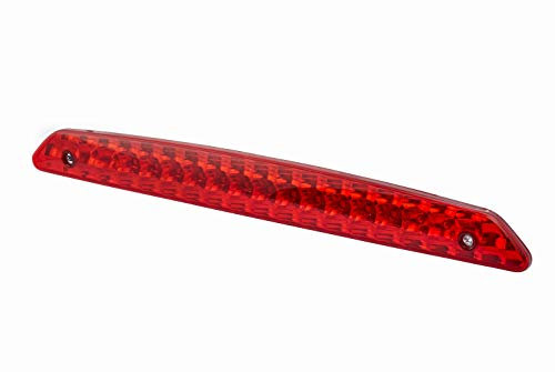 HELLA 2DA 343 800-001 Zusatzbremsleuchte - LED - 12V - Anbau - Lichtscheibenfarbe: rot - LED-Lichtfarbe: rot - Kabel: 200mm - Stecker: offene Kabelenden - hinten