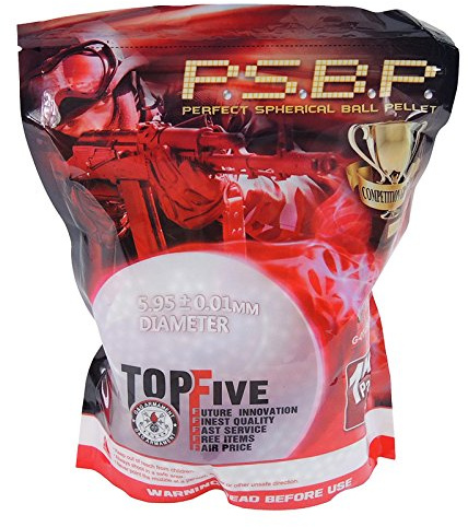Busta 5000 BB Pallini Palline Softair Soft Air Bianchi 0.20 g G&G Top Five 1 KG