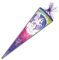 Nestler 6859606 Schultüte Pegasus Regenbogenbunt, 85 cm 6-eckig