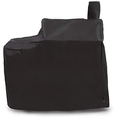 KLARSTEIN Beef Brisket Cover - Copertura Antipioggia, Copertura Protettiva per Griglia, Perfetta vestibilità, incl Copertura Caminetto: 120x125x75 cm, Impermeabile, Lavabile, Nero
