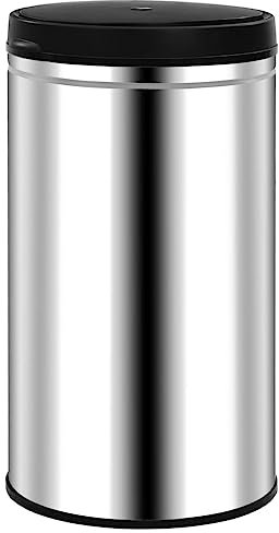 vidaXL Pattumiera Automatica con Sensore 60 L in Acciaio Inossidabile