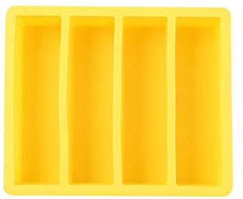 BSTCAR Stampo in silicone per cubetti di ghiaccio, riutilizzabile, rettangolare, per cocktail, whisky, burro e altro ancora