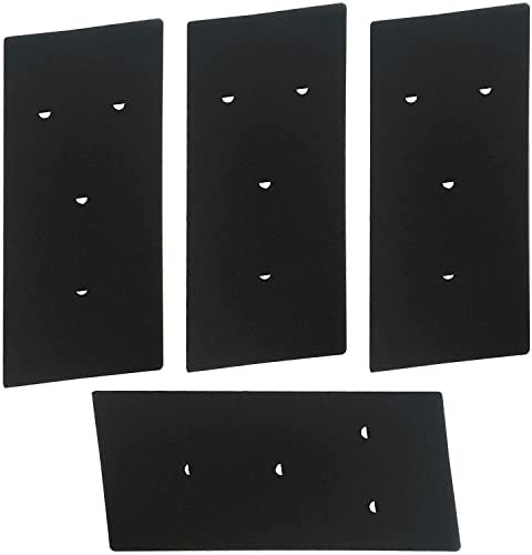 MEISO 4 Pièces Filtres pour Sèche-Linge Bauknecht Privileg Whirlpool HX 481010716911, Sèche-Linge à Pompe à Chaleur, Filtre éponge, Séchoir à Condensation, 230 x 115 x 14 mm