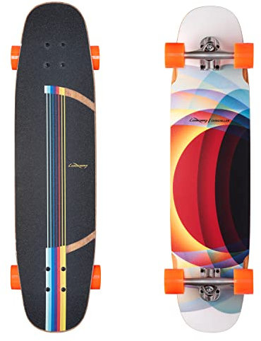 Loaded Boards Chinchiller Longboard Skateboard komplett (Love Handles 80a Wheels, Paris 150mm 50° Trucks)