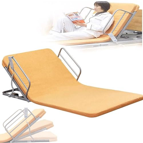 XDLYWUZIQ Elektrische Bettrückenlehne, Medizinischer Kissenheber, Kissenheber, Tragbarer Sit-Up, Edelstahlrohr Und Atmungsaktive Stoffrückenlehne, Für Behinderte, Schwangere Frauen