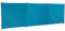 BERGER Screen Windschutz | Sichtschutz Blickschutz Sonnenschutz freistehend für Outdoor Camping Garten Picknick Strand | ohne Bohren | 500 cm (blau)