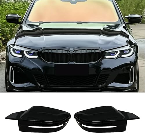 Hengjiayao 1 Paar Spiegelkappen für BMW 3er G20 G21/5er G30 G31/7er G11 G12