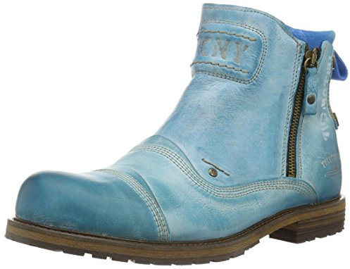 Yellow Cab Herren Soldier M Chelsea Boots, Blau (Light Blue)