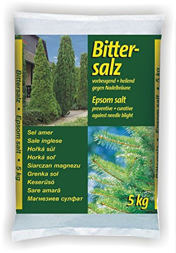 GP Bittersalz 10kg Tannendünger für Koniferen und Tannen, Wirkung gegen Braunfärbung, ganzjährig anwendbar
