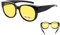 rainbow safety Sonnen-Überbrille Überzien Sonnenbrille Herren Damen Schutzbrille für Brillenträger Auto Nachtsichtbrille Polarisiert (RWN30 Nachtfahrbrille)