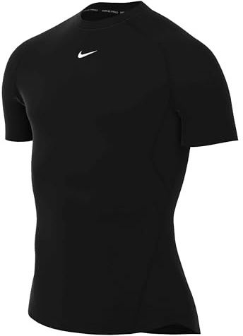 NIKE FB7932-010 M NP DF Tight TOP SS Sweatshirt Men's Black/White Size 2XL