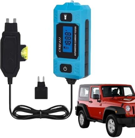 Probador de circuitos automotrices: dispositivo portátil compacto, detector de flujo de corriente, identificador de problemas eléctricos, herramienta de diagnóstico | Para automóviles, camione