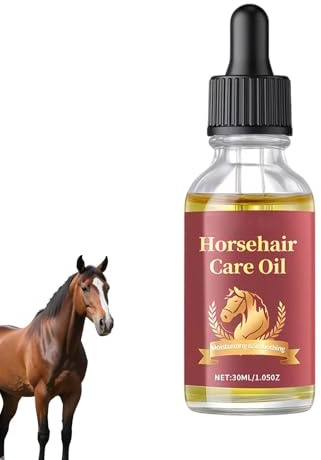 Häst Hårglans För Skötsel Och Glans 30ml Equin Naturlig Pälsbalsam för Alla | Glansolja ger strålande lyster för hästar Används vid rykt och daglig skötsel av man, svans samt päls, ger en sl