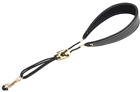 sharprepublic Saxophone Neck Strap for Soprano Alto Tenor Baritone Sax Hook Belt Black