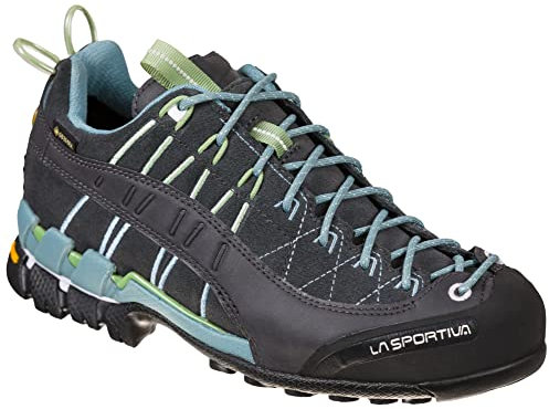 LA SPORTIVA W Hyper GTX Grau - Gore-Tex Technischer Damen Gore-Tex Zustiegsschuh, Größe EU 41 - Farbe Carbon - Mist