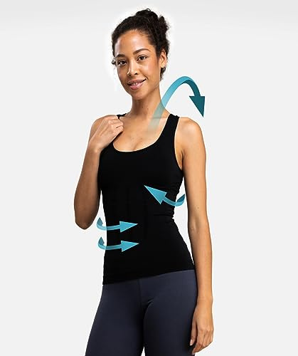 Curveless Débardeur Correcteur de Posture Femme | Anti Mal de Dos | Redresse Dos et Epaules | Effet Push-Up | Soutient la poitrine | Affine la silhouette | Favorise la circulation sanguine |