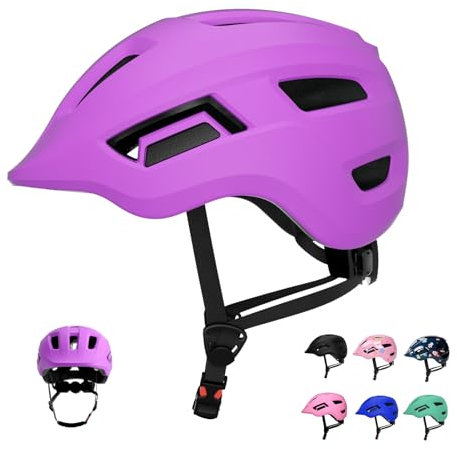 FAYDUDU Kleinkind Helm Kinder Fahrradhelm Baby Multi-Sport Verstellbarer Helm Sporthelm Radfahren Fahrrad Roller Skateboard Helm Leicht für Kinder Jungen Mädchen von 2-8 Jahren Alt (Lila, S)