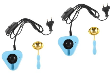 DIYEAH 2 Sets Farbstempelwerkzeug Wachsschmelzöfen Handgefertigter Schmelzofen Wachssiegel Löffel Siegelstempel Wachsofen Wachssiegel Set Wachs Für Stempel Wachssiegelwärmer Und