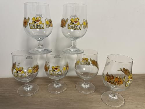 Générique Lot 6 verres bière pélican 25 cl neuf