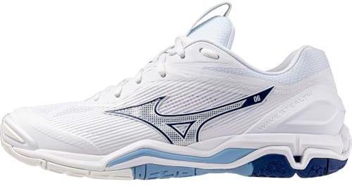 Mizuno Zapatos de Balonmano para Hombre, Blanco, 42 EU
