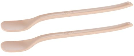 Difrax LOVI – Premières cuillères d’alimentation bébé, 2 pcs – Rose – Ergonomiques, faciles à tenir et parfaites pour débuter les aliments solides en toute sécurité