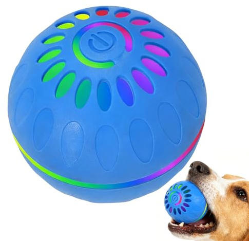 Rechory Pelotas para Perros | Suministros para Mascotas móviles | Pelota eléctrica Inteligente para Gatos, para Perros, Cachorros, Razas pequeñas, Medianas y Grandes, Sala de Viaje, Interior