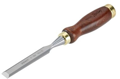 Stanley Bailey Stechbeitel (16 mm Eisenbreite, 140 mm Eisenlänge, Kunststoff-Kappe, nachschärfbar) 2-16-388