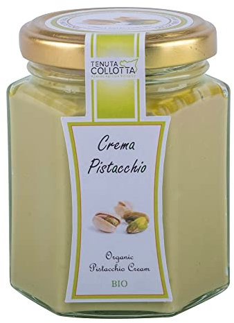 Tenuta Collotta® - Crema di Pistacchio Biologica g 200-100% italiano- Prodotto in Sicilia