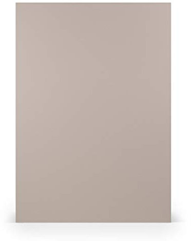 PAPERADO 25x Bastelkarton DIN A4 - Taupe gerippt Hell-Braun Schlamm Grau 220 g/m² Tonkarton - Dickes Bastelpapier in 29,7 x 21 cm Malen, Basteln perfekte Bastelpappe