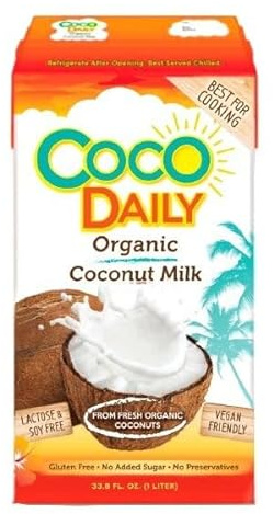 Leche de coco Organica  Coco Daily 4 Unidades