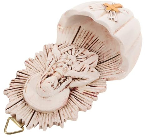 Levemolo Acquasantiera Decorativa in Resina Da Appendere Alla Parete Per L'ingresso Famiglia