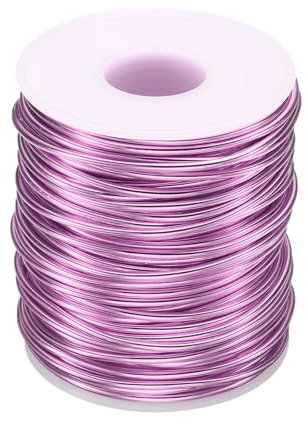 QUARKZMAN Rotolo di Filo Bonsai, Spessore 2mm, Lunghezza 30m, Filo di Alluminio Anodizzato Flessibile per Attrezzi Bonsai, Alberi, Giardino, Orticoltura, Paesaggistica, Rosa Chiaro