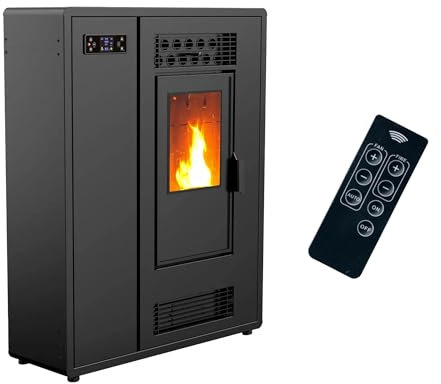 Poêle à granulés Air Slim Astral 12,2 kW Noir Sannover