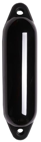 Majoni Star Standard Size 1 Black Boat Fender 12cm x 45cm Dock Mooring Protection
