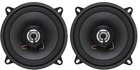 Hattba Haut-parleurs coaxiaux à 2 voies de 12,7 cm pour voiture - Gamme complète - Musique automobile - Stéréo - Caisson de basses - Gamme complète - Haut-parleurs de voiture